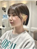 【お洒落UP♪】ミニボブ×イヤリングカラー