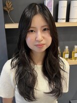 ラミエバイメルト 下北沢(lamie by melt) ハッシュカット 顔周りカット ダークブラウン シャギーカット