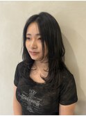 レイヤースタイル、髪質改善、ハッシュカット