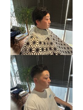 カットクラブロイヤルヴォックス(CUT CLUB ROYALVOX) フェード×七三カット