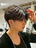 アイトーキョープラスシー 横浜(AI TOKYO+Sea)&nbsp;MEN’S横浜/センターパート/フェザーパーマ/毛流れパーマ/高島町