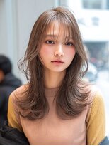 ダル 渋谷/表参道(DAL.)&nbsp;レイヤーカット髪質改善カラー透明感カラー顔まわりカット