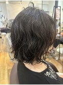 くびれボブ/ボブ/パーマ/ボブパーマ/20代/30代/40代