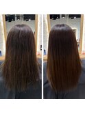 乾かすだけでまとまる◎艶髪酸性ストレート