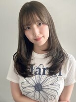 エル セルカ 高田馬場(el CERCA) 透明感オリーブカラー×レイヤーカット