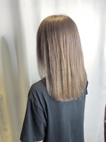 デイジー インデックスヘア 大島店(DAISY index hair) クールストレート×グレージュ