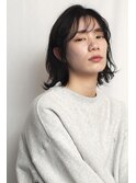 黒髮×ボブ