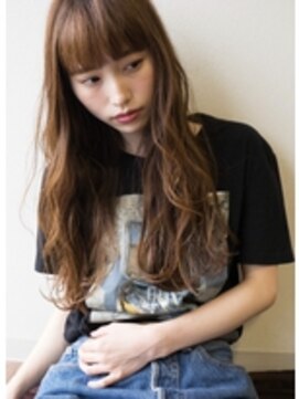 ボタニウム バイ アールサロン(BOTANIUM by RrSALON) 【BOTANIUM】外国人風パッツンバング×ウェービーロング