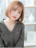 カーキベージュで外国人風…前下がり大人ボブa上尾20代30代40代!