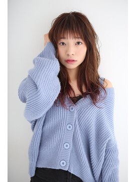 ニューヨークニューヨーク 樟葉店(NYNY) ミディアムレイヤー×インナーピンク