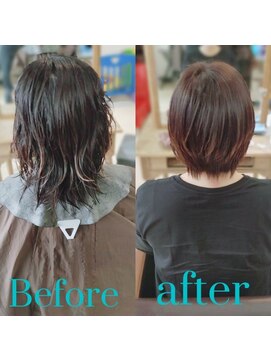 リー(Ly.) カット　カラー　縮毛矯正