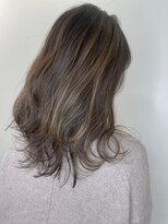 モルニ(MORNI)&nbsp;ショコラベージュ_マロンベージュ Aラインボブ かきあげ