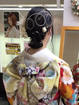 ヘアサロン ユニティ(Hair Salon Unity) 振袖と振袖ヘア