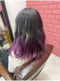 原口☆パープルグラデ☆福岡久留米