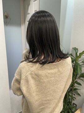 トゥーリ 薬院店(tuuli) tuuli miyu ブルージュボブ/ハイライト/ブルーブラック