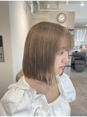 ダブルカラーとベージュ
