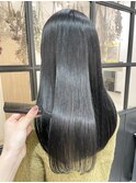 艶感♪髪質改善ストレートダークグレージュTOKIOtr/担当yuki