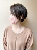 【前髪長め】スタイリッシュなショート