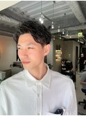 メンズパーマ 波巻きパーマ ツイストスパイラル