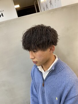 ダズルヘアラッシュ(DAZZLE hair RUSH) 波巻きパーマ