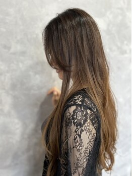 ラフメイカー(Laugh maker.)の写真/【西区西野/Pあり】ダメージレス×艶髪なら-(craft hair & eye lash) Laugh maker.-の髪質改善カラー♪