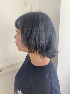 ブルー 盛岡店(BLUE) イメチェン/艶髪/ダークアッシュ/大人ミディアム/透明感ボブ