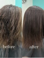 ドライブアンドビジョン 池袋(Drive&Vision)&nbsp;ハイライト縮毛矯正/ブリーチ縮毛矯正[池袋白髪縮毛矯正]