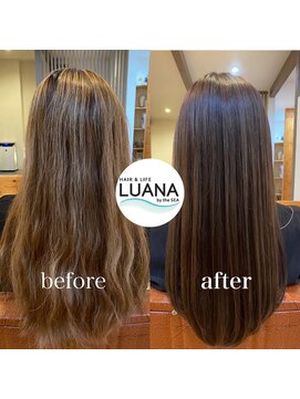 ルアナ バイ ザシーヘアーアンドライフ(LUANA by the SEA hair&life) 質感再整１