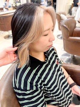 ネオリーブアイム 横浜西口店(Neolive aim) フェイスフレーミングホワイトベージュ前髪イメチェン 【横浜】k