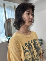 ウェルク(welc)&nbsp;イメチェンスタイルハッシュカットレイヤーカットレッドブラウン