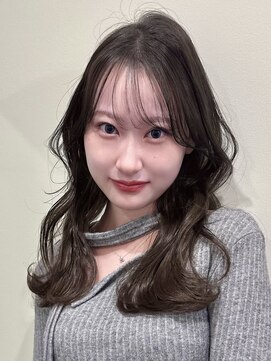 アンカーバイナチュラル(anchor by natural) 韓国風/レイヤー/小顔/前髪カット/髪質改善/グレージュ/透明感