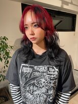 ニュート(Neut )&nbsp;デザインカラー/赤髪/ボーダーカラー/ブリーチ名古屋