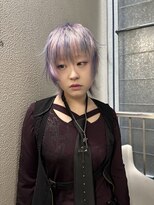 レコ 渋谷(LECO) アイスカラーのデザインショートウルフ