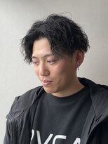 ラフ バイ マグ 南松本(R.A.F. by Mag)&nbsp;縦落ちツイストスパイラルパーマメンズパーマ波巻きツイスパ