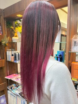 ヘアークルーズピース (hair cruise Piece) エアータッチバレイヤージュ/シャドールーツ/ピンクカラー