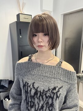 ホープ(hope) レイヤーボブ×グレージュ【おおき