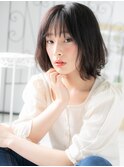 浅草/髪質改善/ウザバング×アースカラーの外ハネくびれヘアj