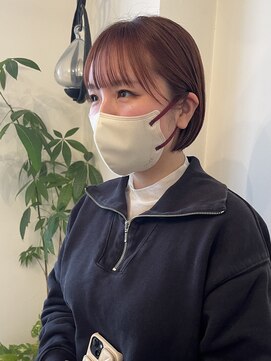 ピノリコ Hair&make pinorico ショートとボブの間◎扱いやすい丸みショートボブ
