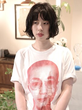 ウィム(wim) 『ボブニュアンスパーマ』ボブパーマ/ニュアンスパーマ/ミニボブ