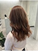 ダブルカラーで叶える柔らかブラウンベージュ//