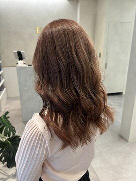 エイト 武蔵小杉店(EIGHT) ダブルカラーで叶える柔らかブラウンベージュ//