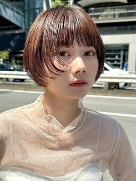 フォト 富山(foto) 暗めカラー/グランマッシュ/デザインカラー/ショートボブ/富山