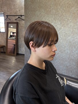 ヘア アトリエ エマ(hair latelier [emma]) handsome short × ash brown