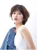 【loe】マッシュショート×グレージュカラー