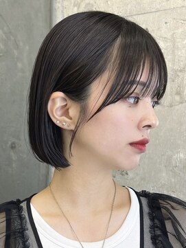 ノード(NODE) 栄顔まわりレイヤーくびれ巻きグレー