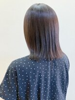 ビューティシモ 川越(Beautissimo) ミディアムヘア 髪質改善 ストレートヘア ベージュカラー