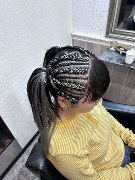 レパード(Leopard) コーンロウハーフ