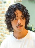 スペインカール/プードルパーマ/メンズパーマ/ニュアンスパーマ
