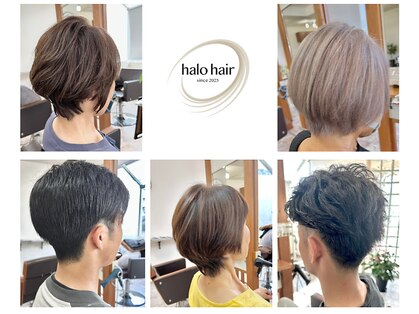 ハロヘアー(halo hair)の写真