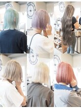 ケアカラー優良サロン認定！ナチュラルカラー～デザインカラーまで似合わせとトレンドのカラーをご提案♪